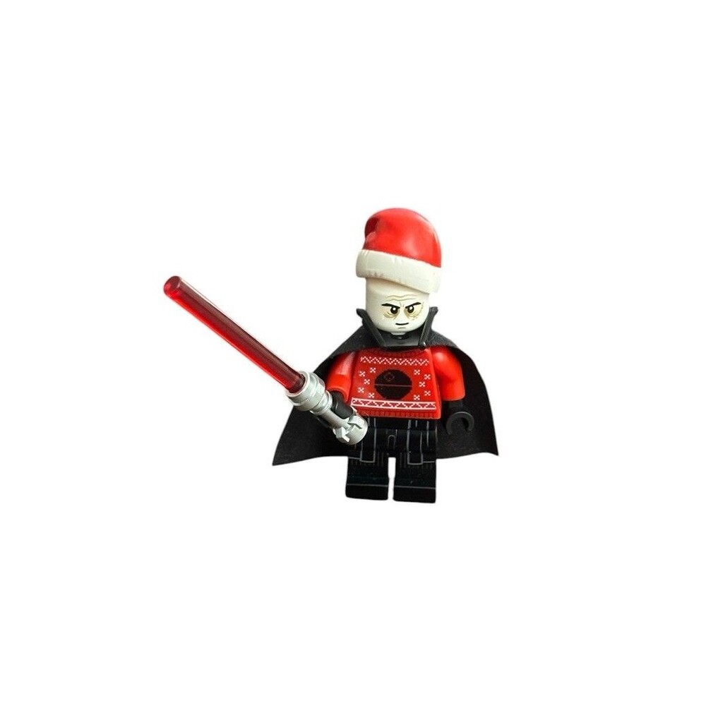 Lego Star Wars Darth Vader Holiday Sweater Santa Hat Minifigure NO HELMET
